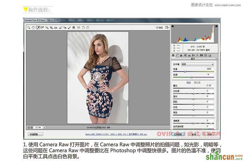 Photoshop调出网络美女自然唯美的肤色效果,PS教程,思缘教程网