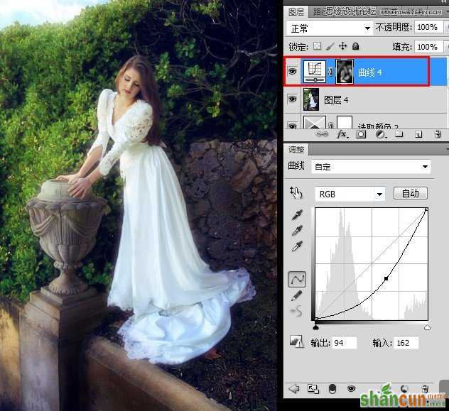 Photoshop调出新娘照片唯美的柔色效果,PS教程,思缘教程网