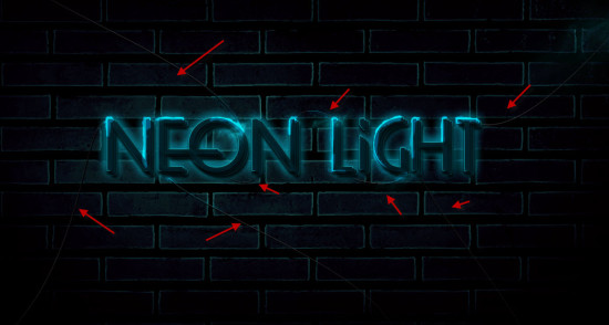 5 effect 550<em></em>x294 Create Unique Neon Text Effect in Photoshop