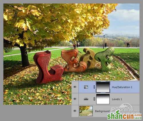 Photoshop CS6教程：用PS打造秋天3D