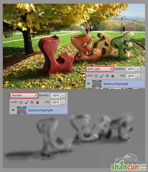 Photoshop CS6教程：用PS打造秋天3D