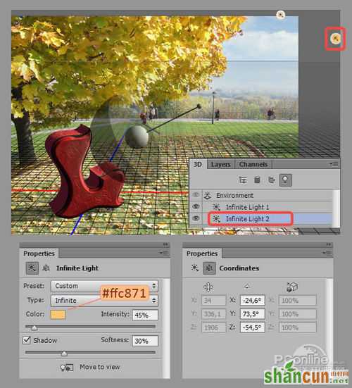 Photoshop CS6教程：用PS打造秋天3D