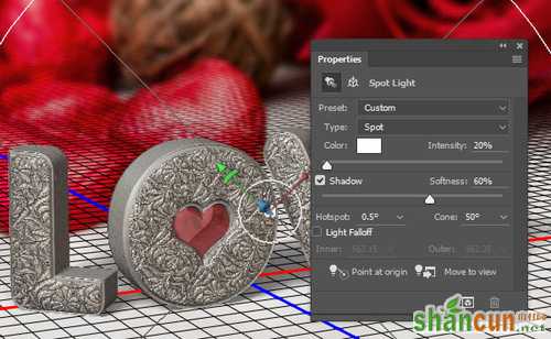 PS教程：Photoshop创建3D银纹文字特效