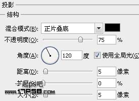 ps利用图层样式制作光滑的银色金属字