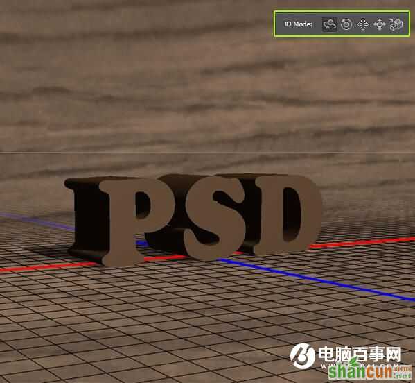 Photoshop创建木质的纹理文字效果教程