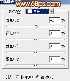 用PS把外景美女照片调成艳丽橙褐色