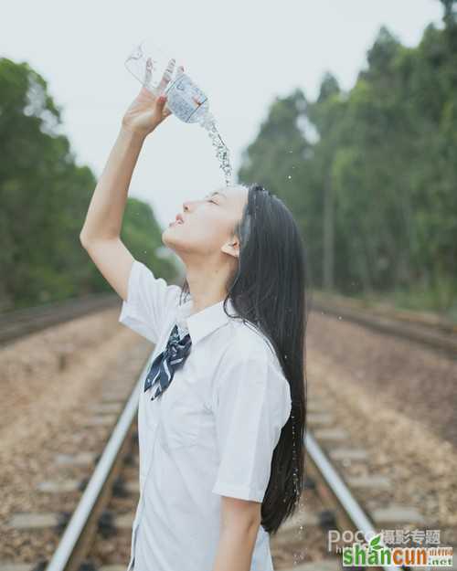 永不磨灭的摄影情节 后期PS淡青色调