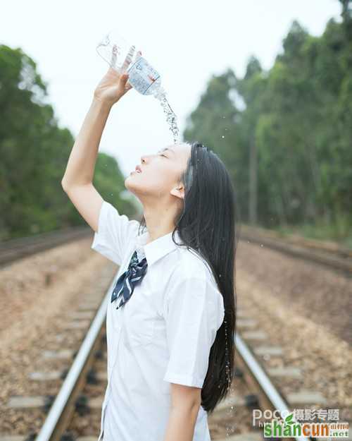 永不磨灭的摄影情节 后期PS淡青色调