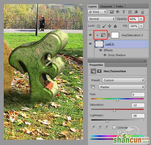 Photoshop CS6教程：用PS打造秋天3D