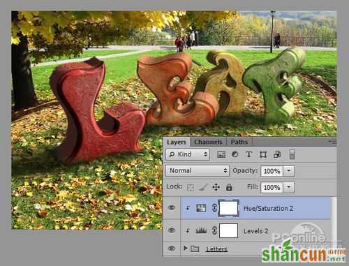 Photoshop CS6教程：用PS打造秋天3D