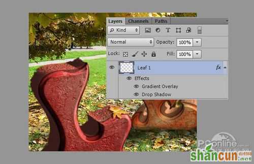 Photoshop CS6教程：用PS打造秋天3D