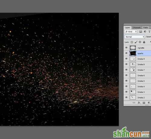 PS教程：Photoshop制作爆裂熔岩文字特效