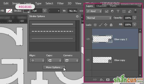 Photoshop绘制超酷的3D门牌艺术字教程,破洛洛