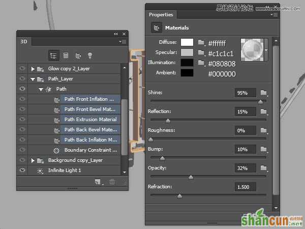 Photoshop绘制超酷的3D门牌艺术字教程,破洛洛