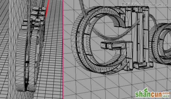 Photoshop绘制超酷的3D门牌艺术字教程,破洛洛