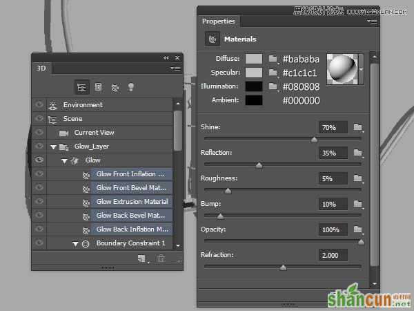 Photoshop绘制超酷的3D门牌艺术字教程,破洛洛