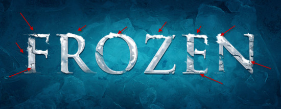 4 paint 550<em></em>x213 Create Realistic Frozen Text Effect in Photoshop