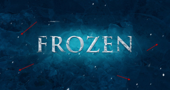 1 paste 550<em></em>x321 Create Realistic Frozen Text Effect in Photoshop