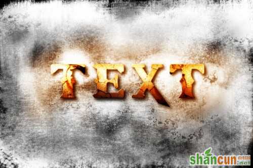 god of war text effect flatten 1 500<em></em>x333 Design a God of War III Inspired Cracked Text Effect in Photoshop