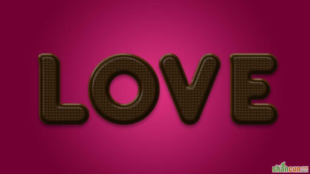 chocolate layerstyles 1024x576 Chocolate Text Effect in Photoshop for Valentines Day