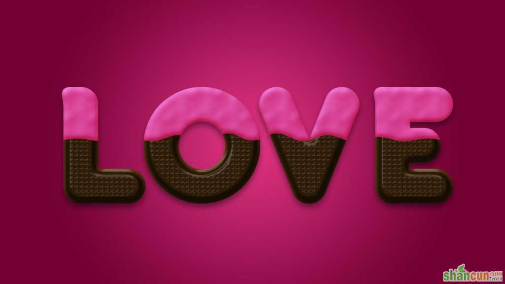 chocolate final 1024x576 Chocolate Text Effect in Photoshop for Valentines Day