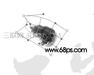 PS如何制作飘逸的中国风水墨艺术字   山村