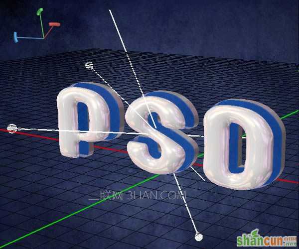 用PS制作三层软糖立体字效果教程