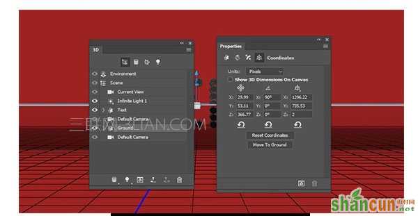 ps制作3d圆柱体效果英文字体