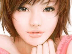 使用数位板给人像美女添加糖果色彩妆  山村