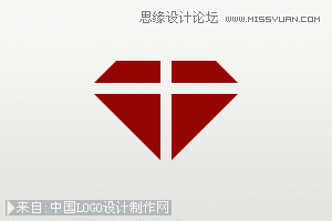 Photoshop绘制宝石风格的LOGO设计教程 山村