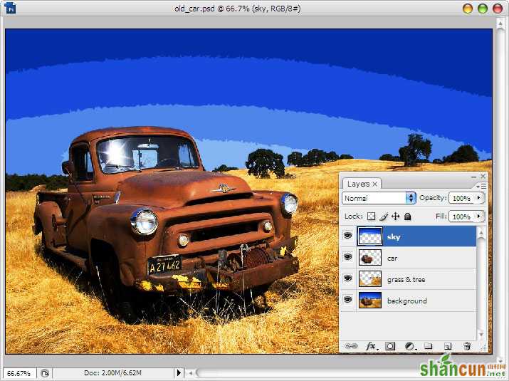 Use Photoshop's filters to make simple illustrations – understanding Cutout Filter