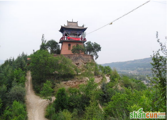 PS简单湖面映射教程与山水合成简作 山村