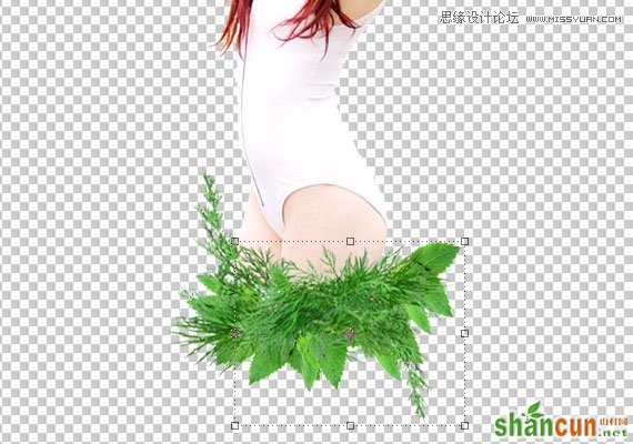 使用Photoshop合成藤蔓装饰的少女场景图教程