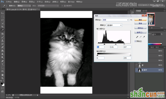 使用Photoshop合成创意的星空装饰的猫咪图片