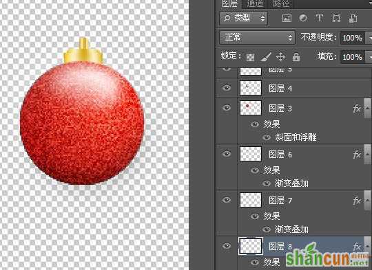 photoshop利用滤镜快速制作漂亮的红色帷幕