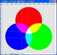 三原色效果图是如何进行PS合成的