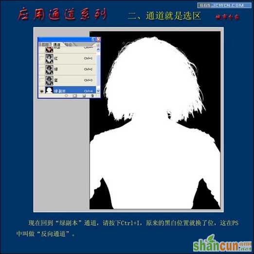 数码暗房之应用通道系列——2、《通道就是选区》