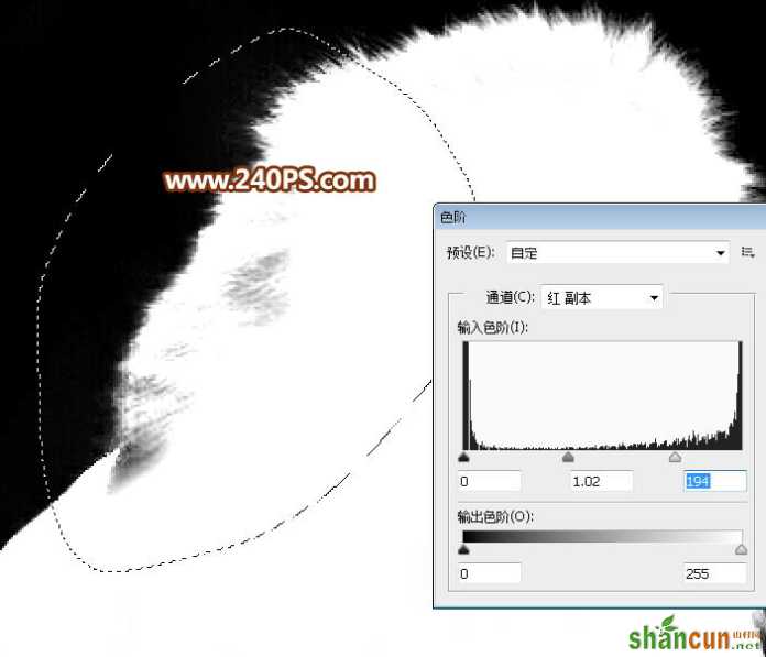 利用PS通道完美抠出跳跃的狮子图片