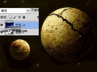 Photoshop制作发光效果的星空壁纸,PS教程,思缘教程网