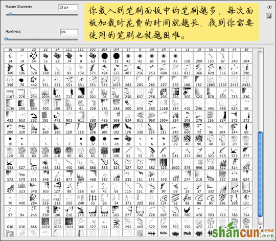 如何安装和管理笔刷的技巧 山村