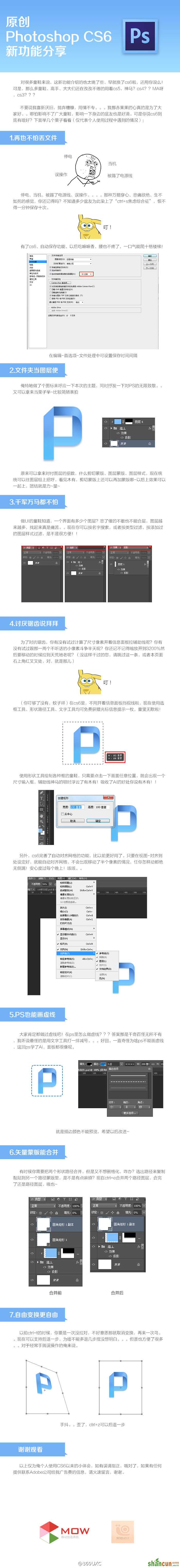 一张图告诉你PS CS6到底有啥好 山村