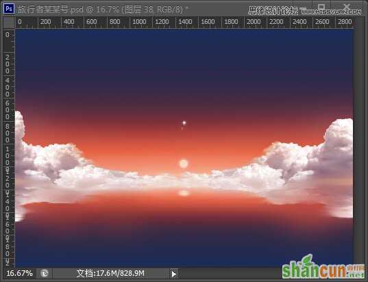 Photoshop制作简易风格的桌面壁纸教程,PS教程,思缘教程网