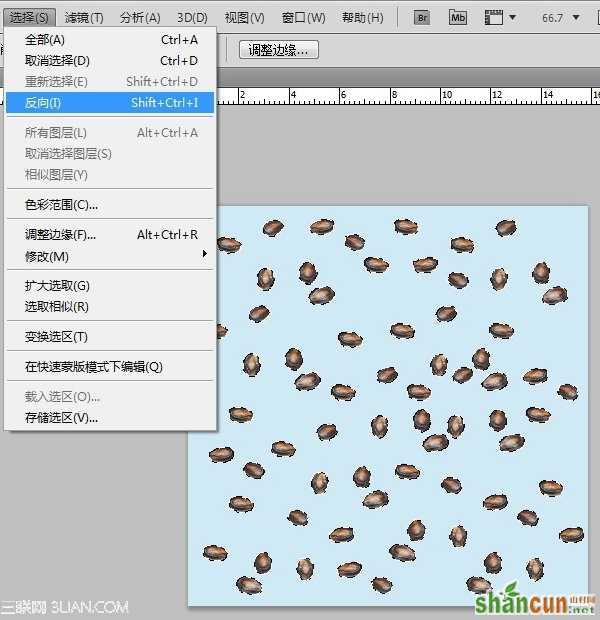 用photoshop数瓜子教程，怎么用photoshop数瓜子图片