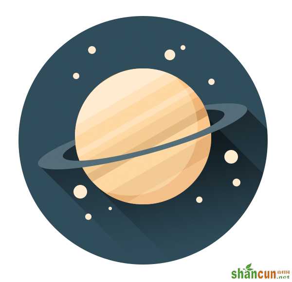 25a-space-flat-icons-photoshop-saturn