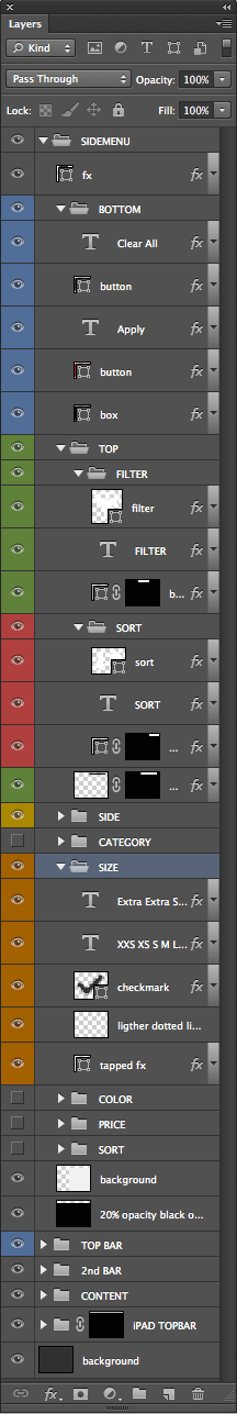 Photoshop Layers palette