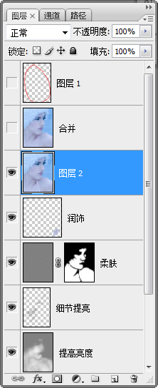 Adobe Photoshop肖像修饰技巧之高调人像(中) 