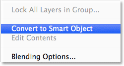 Clicking the New Layer icon in the Layers panel. Image © 2013 Photoshop Essentials.com