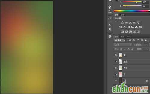 PS教程：Photoshop制作简易炫彩背景图