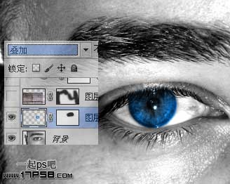 制作数码蓝色眼珠特效的PS教程