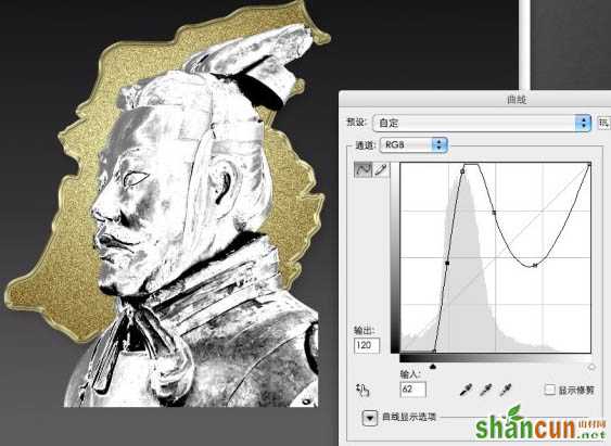 PS打造一个立体感非常强的黄金徽章